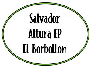 Salvador SHG Altura EP El Borbollon / Jasno palona